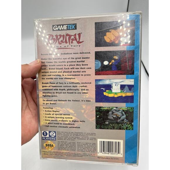 Sega CD Brutal: Paws of Fury (1994) with Case - Picture 4 of 6